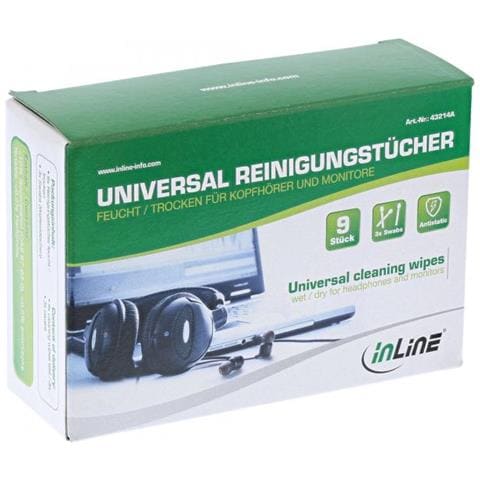 Salviette Detergenti Universali Wet /dry Per Cuffie E Monitor - Foto 1