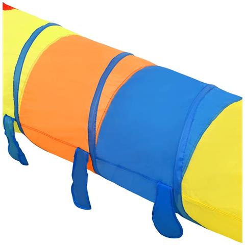 Tunnel Gioco Bambini 250 Palline Multicolore 245 Cm Poliestere - Foto 10