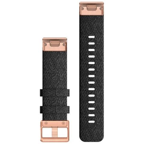 Cinturino In Nylon Quickfit 20mm, Heathered Black, Rose Gold - Foto 4