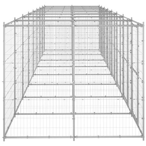 Gabbia Per Cani Da Esterno In Acciaio Zincato 19,36 M - Foto 2