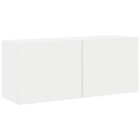 Mobile Tv A Parete Bianco 100x30x41 Cm - Foto 2