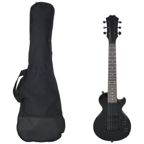 Chitarra Elettrica Per Bambini Con Custodia Nera 3/4 30"" - Foto 1