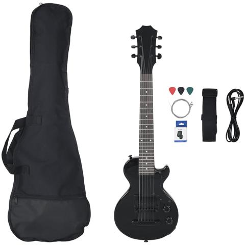 Chitarra Elettrica Per Bambini Con Custodia Nera 3/4 30"" - Foto 2