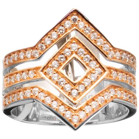 Anello Donna A001-cz-rg (taglia 14) - Foto 1