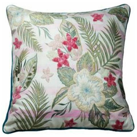 Fodera Per Cuscino Dkd Home Decor 60 X 1 X 40 Cm Rosa Verde Tropicale - Foto 1