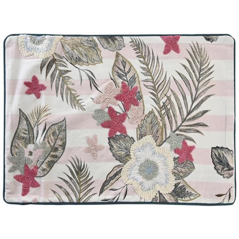 Fodera Per Cuscino Dkd Home Decor 60 X 1 X 40 Cm Rosa Verde Tropicale - Foto 2