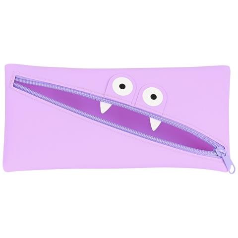 Astuccio Scuola Viso 22 X 11 X 1 Cm Lilla - Foto 1