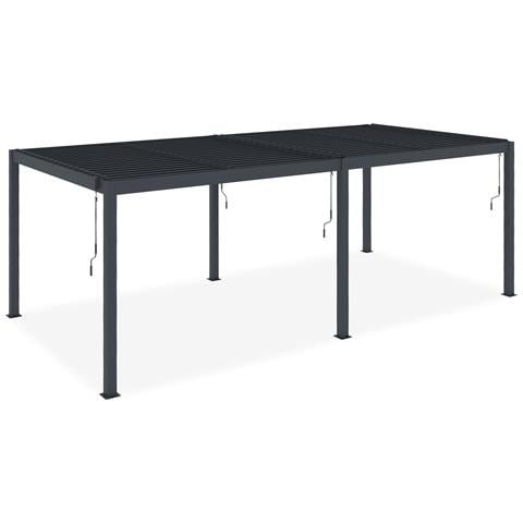 Pergola Bioclimatica Santa 600s300 Grigio Antracite - Foto 8