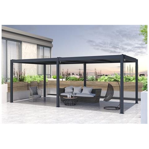 Pergola Bioclimatica Santa 600s300 Grigio Antracite - Foto 1
