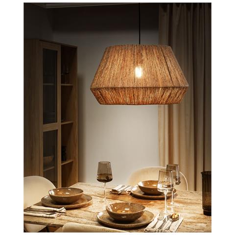 Lampadario Birau Iuta Naturale - Foto 1