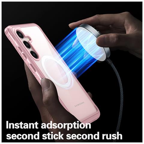 Custodia Per Cellulare Antigoccia E Antigraffio Per Samsung Galaxy Serie S24 Pink Samsung Galaxy S24 - Foto 5