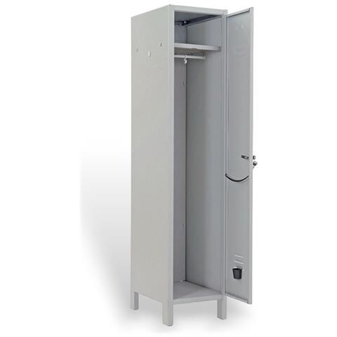 Armadio Spogliatoio In Metallo 36x34xh180 Cm 1 Anta Con Serratura Antiscasso Prometal - Foto 1