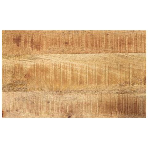 Piano Per Tavolo 40x30x3,8cm Rettangolare Legno Di Mango Grezzo - Foto 1