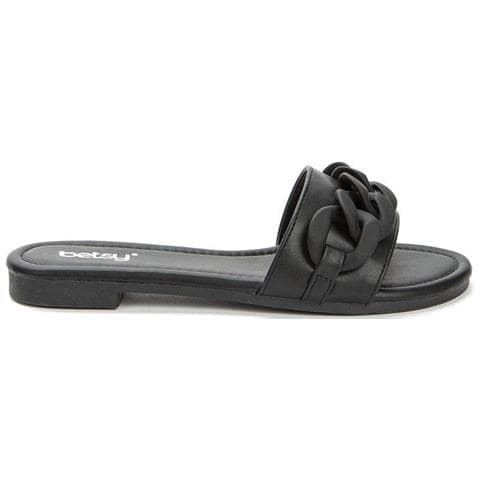 Black Casual Open Slippers Ciabatte Sintetico E Tessile Scarpe Donna Nero Eu 37, 927027-01-01 - Foto 1