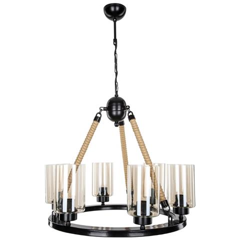 Lampada Da Soffitto Lotus Asz0686 Con 6 Portalampade - Foto 1