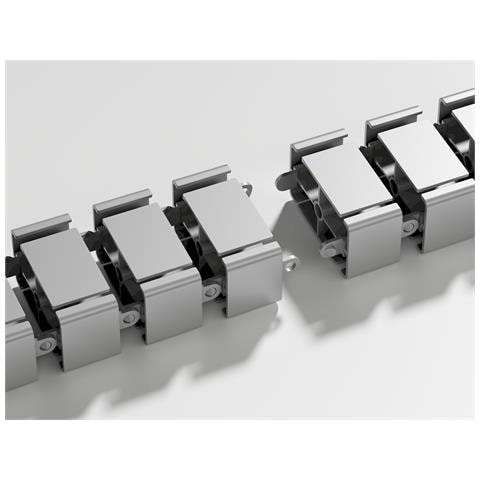 650860 organizer per cavi Scrivania Guaina intrecciata per cavi Grigio 1 pz - Foto 2