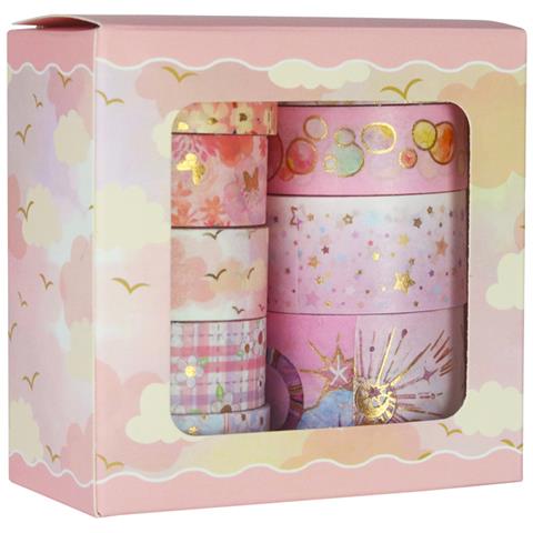 Set Di Nastri Decorativi Washi Fai-da-te Per Journaling E Artigianato - Foto 2