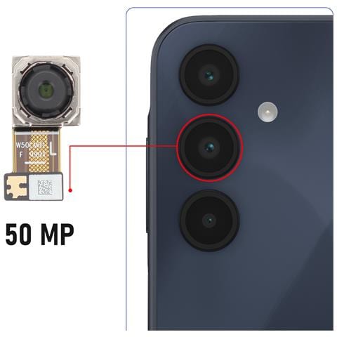 Fotocamera Principale Galaxy A16 50mp, Nero - Foto 4