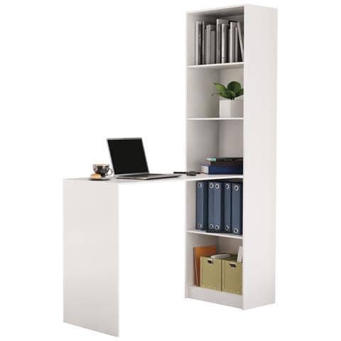 R50 BIEL Z BIURKIEM scrivania per computer Bianco - Foto 2