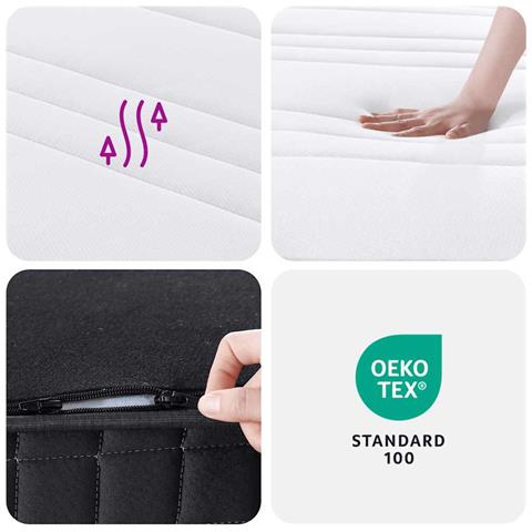 Materasso a Molle Bonnel Medio 200x200 cm - Foto 9