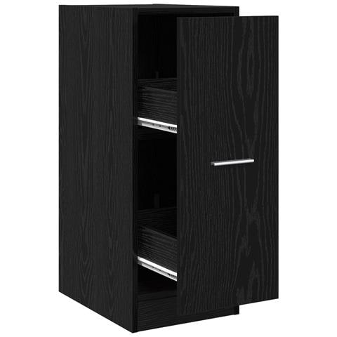 Armadio da Farmacia in Rovere Nero 30x41x77,5 cm in Legno Ingegnerizzato - Foto 1