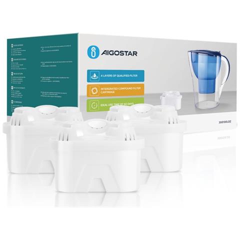 Filtro Acqua Per Caraffa Filtrante Bpa Free Filtri Per Acqua 3 Pezzi - Foto 1