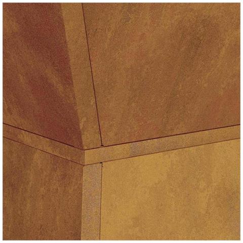 Vaso a Pilastro Argento 35 x 35 x 73 cm Acciaio - Foto 9