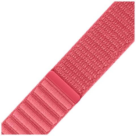 Cinturino Per Galaxy Watch 20mm Taglia S/m 115mm Collezione Comfort, Rosso - Foto 4