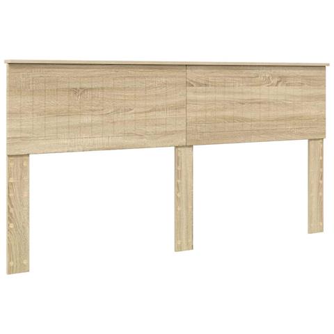 Testiera con testiera Rovere Sonoma 180 cm Legno multistrato - Foto 1