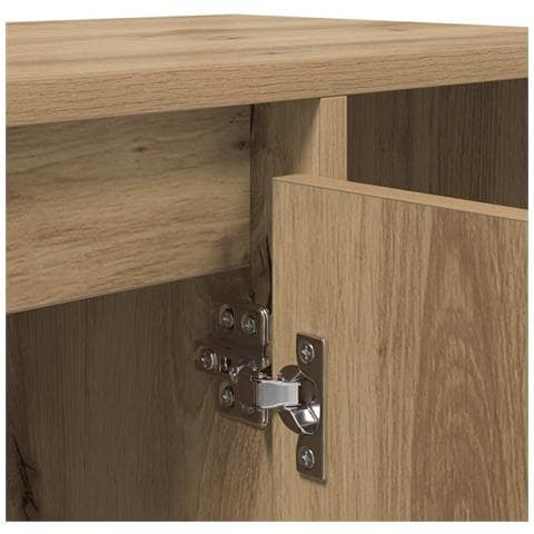 Mobile TV Rovere artigianale 100 x 35 x 55 cm Legno multistrato - Foto 9