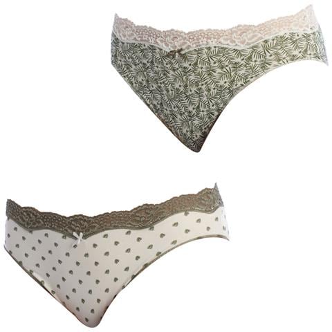 Confezione Da 2 Slip Da Donna In Cotone Brislip Coquettes 1031497 - Foto 1