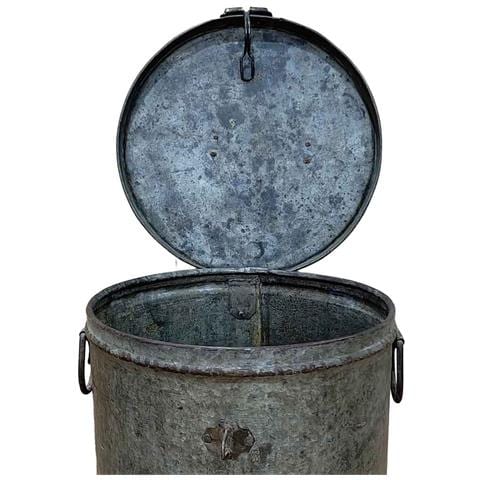 Baule In Metallo Artigianale 29x29x41h Cm - Foto 7
