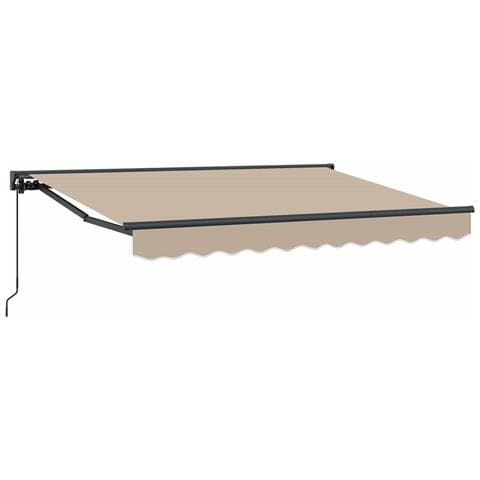 Tenda retrattile manuale Beige 3,5 x 2 m - Foto 1
