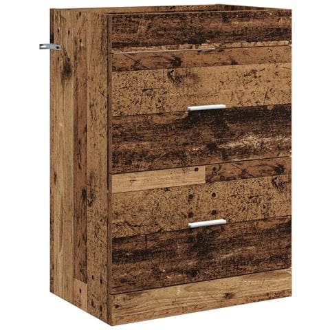 Mobiletto da Bagno Sotto Lavabo Legno antico 56 x 37,5 x 81 cm - Foto 1