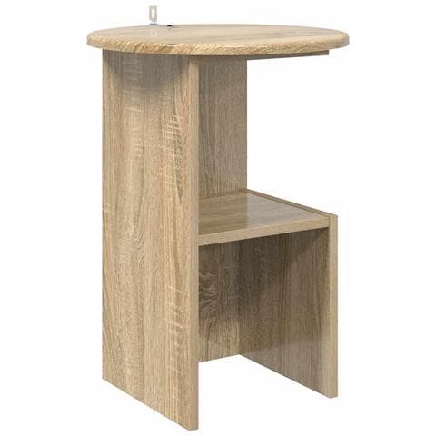 Tavolo laterale Rovere Sonoma Ø 39,5 x 55 cm - Foto 1