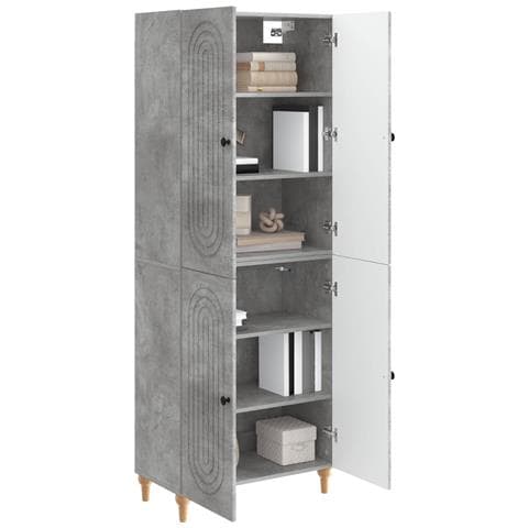 Set di armadi 2 pcs 66 x 34,5 x 90 cm Legno ingegnerizzato - Foto 2