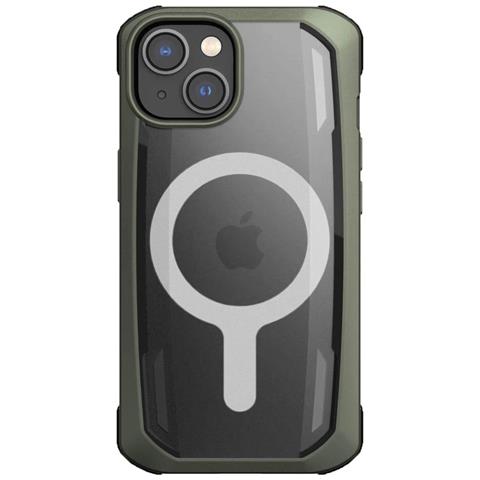 Raptic X-doria Custodia Saugus Per Iphone 14 Plus Con Copertura Rigida Magsafe, Verde - Foto 1