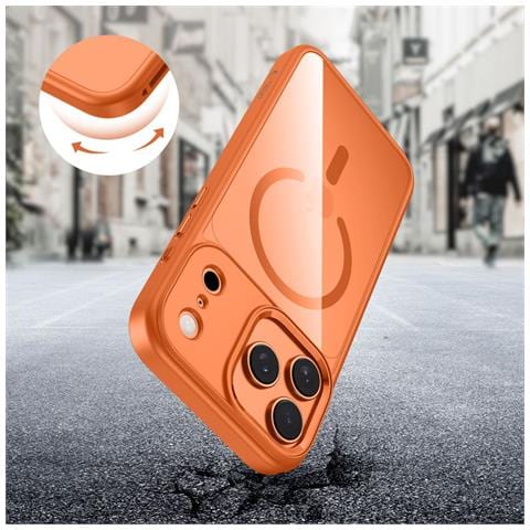 Custodia Trasparente Arancione Magmat Per Iphone 17 Pro - Foto 6