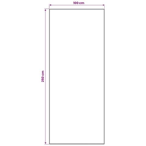 Runner Tappeto ORIZ 1150 gsm Grigio e Bianco - Foto 4