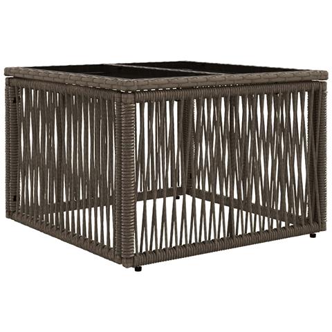 Set Divano da Giardino 9 pz Grigio polyrattan - Foto 2