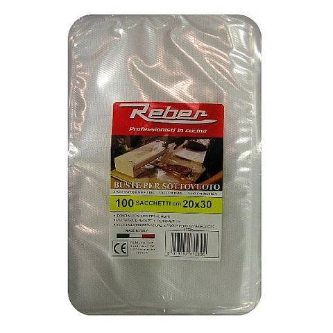 6723N Confezione con 100 Sacchetti Sottovuoto Goffrati da 20 x 30 cm - Foto 1