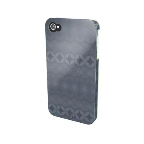 Cover Retro Chic per iPhone 4/4S - Grigio / Verde - Foto 1
