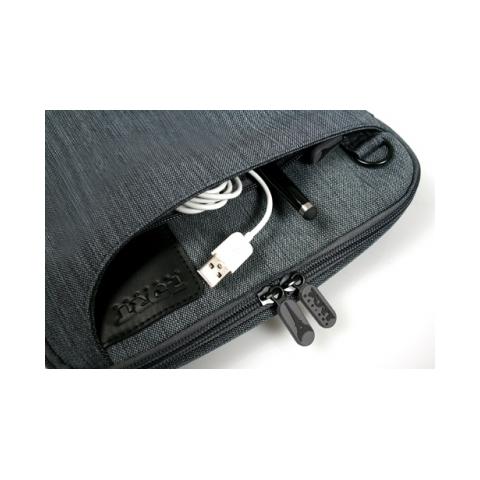 Borsa per Tablet fino a 10.1" in Cotone Colore Grigio - Foto 1