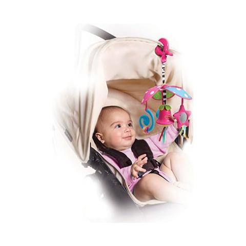 Pack & Go Mini Mobile Tiny Princess, Giostrina Portatile, Giochi Passeggino Per Bambina Con Gancio Universale, Sonaglio Neonato, 0 Mesi + - Foto 2