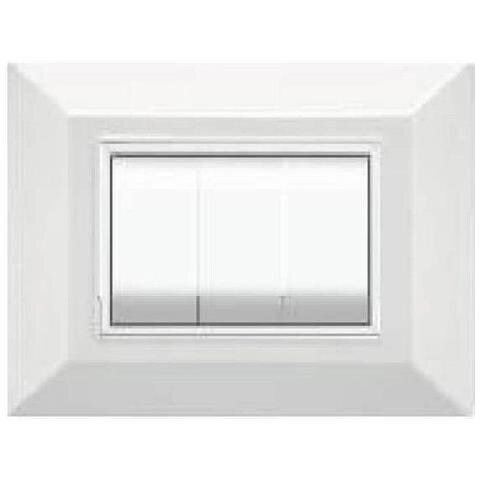 Placca Placchetta Placchette Compatibili Per Serie Axolute Sq Colorate - Bianco 4 - Foto 1