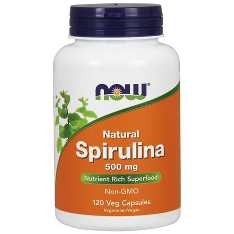 Natural Spirulina 500 Mg 120 Veg Capsule - Foto 1