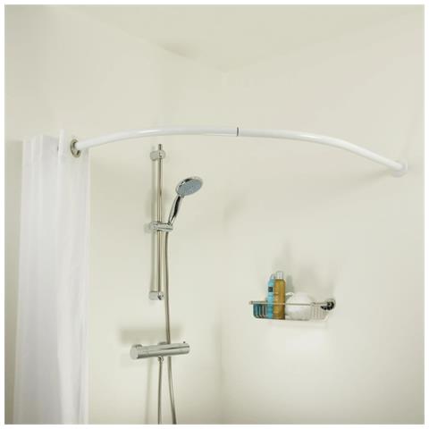 Barra Curva Per Tenda Da Doccia Bianca - Foto 2