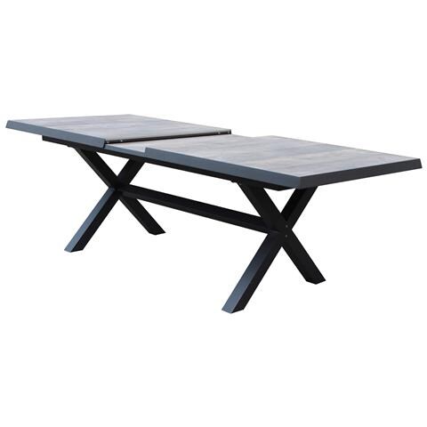 Gres - Tavolo Da Giardino Allungabile In Alluminio E Gres - Foto 4