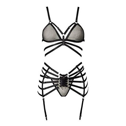 Set Di 4 Fasce Per Reggicalze Di Nero X-large-xx-large - Foto 1