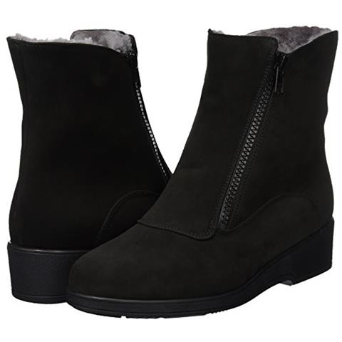 S17464-040, Stivali Una Meta Gamba Con Imbottitura Pesante Donna, Nero (nero (black 001)) 42.5 Ue - Foto 4